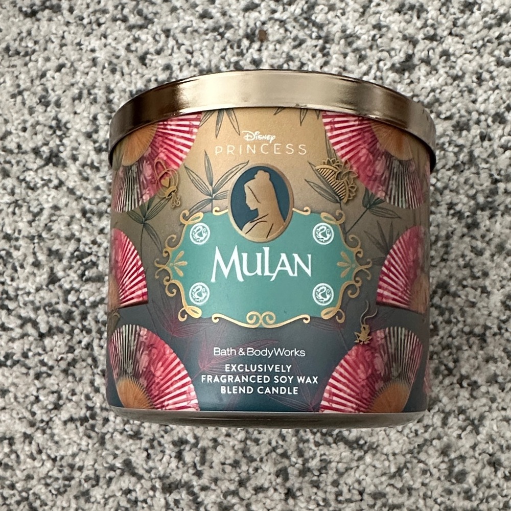 Mulan Three Wick Candle